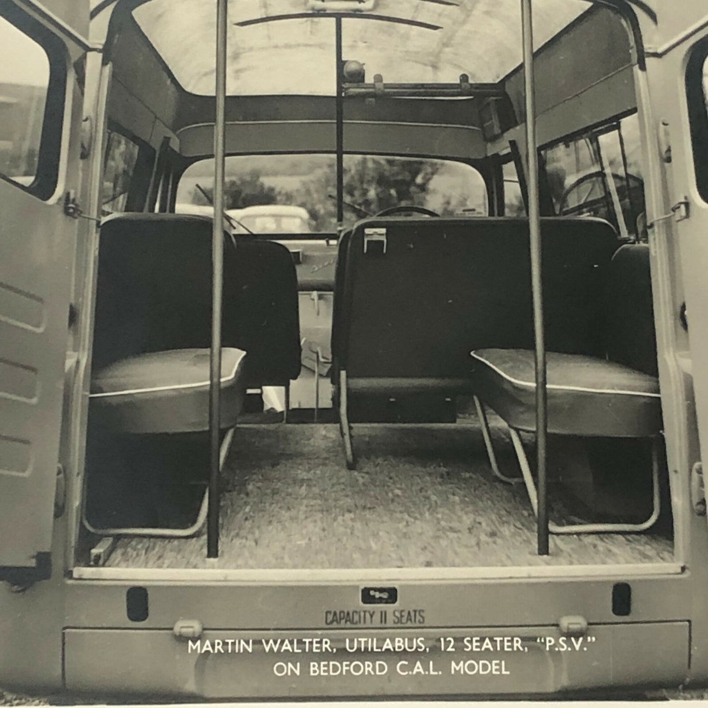 Vintage Martin Walter Utilabus 12 Seater PSV Photo Photograph Lot of 2 Bedford 