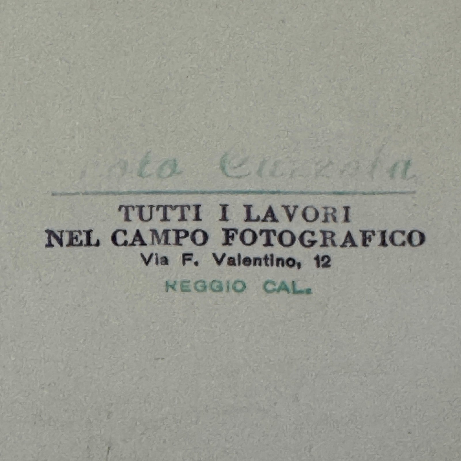 Vintage Racing Driver Photo Photograph Unidentified