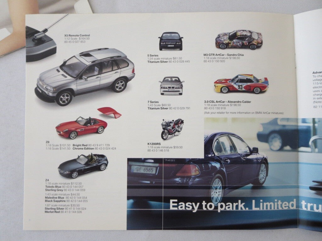2003 BMW & Mini Mini Lifestyle Accessories Press Kit Brochure Catalog