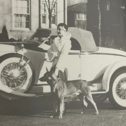 1932 Auburn Car Jean Harlow Photo Photograph Vintage Image Modern Print