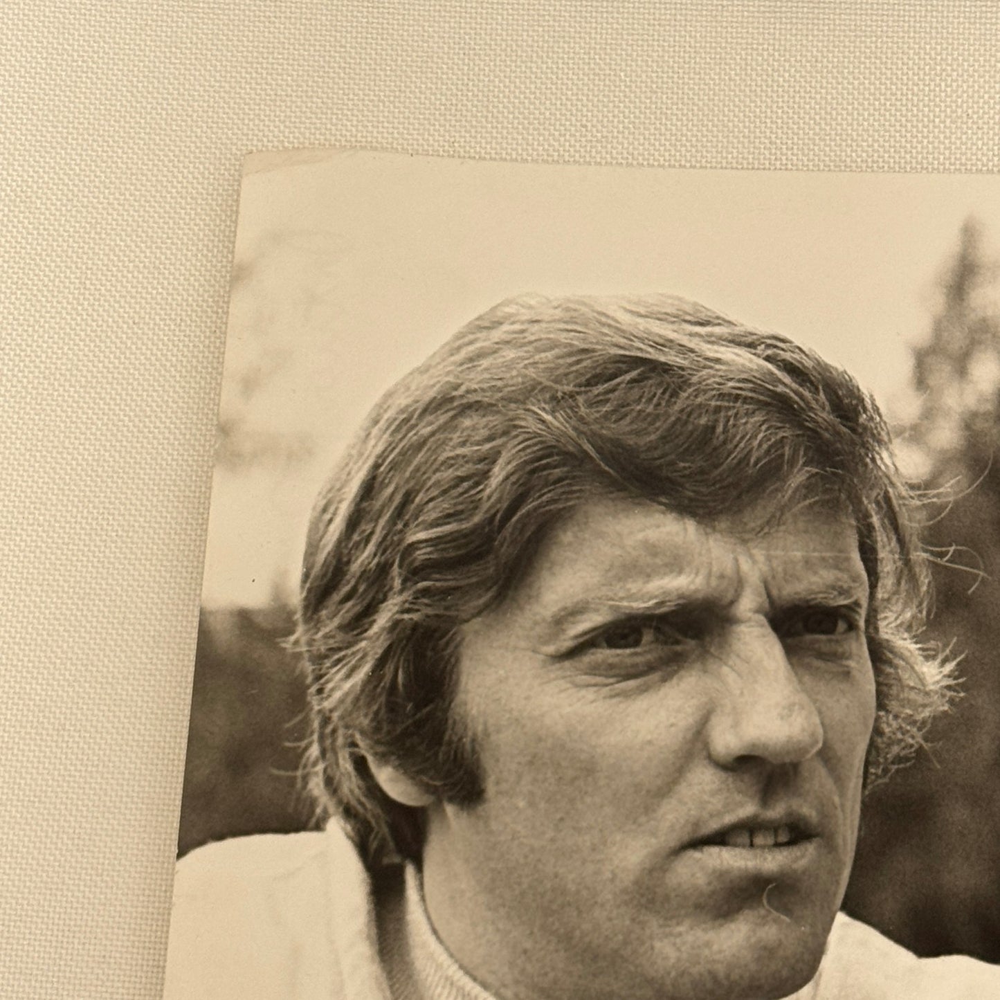 Vintage Abarth Racing Photo Photograph Drivers Johannes Ortner Franco Pilone