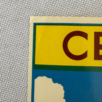 Vintage Hotel Travel Luggage Label Ceylon Colombo Sri Lanka Galle Face Hotel