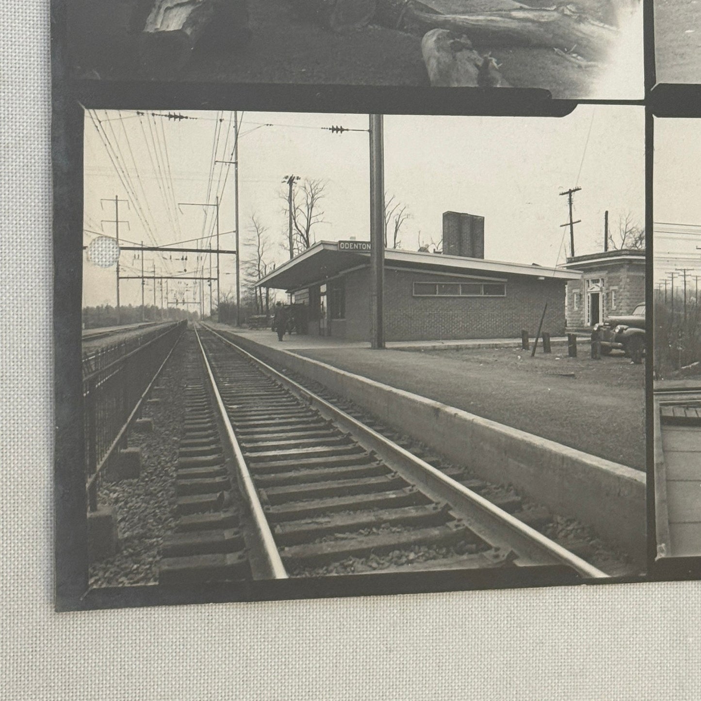 Vintage Pennsylvania Railroad Photo Contact Sheet Photograph Al Paul Lefton PRR
