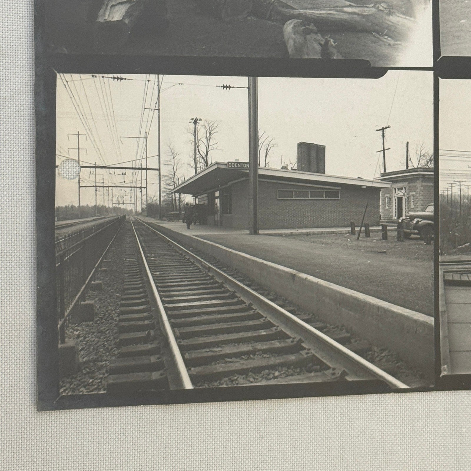 Vintage Pennsylvania Railroad Photo Contact Sheet Photograph Al Paul Lefton PRR