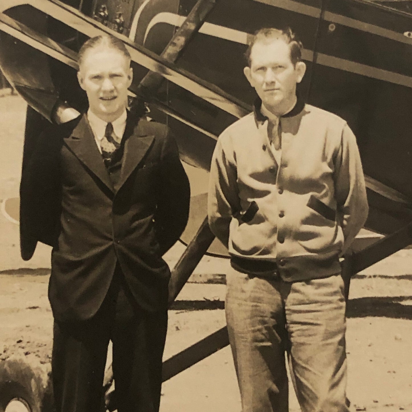 Vintage Airplane Plane Photo Photograph Print Jefferson Theatre Aircraft