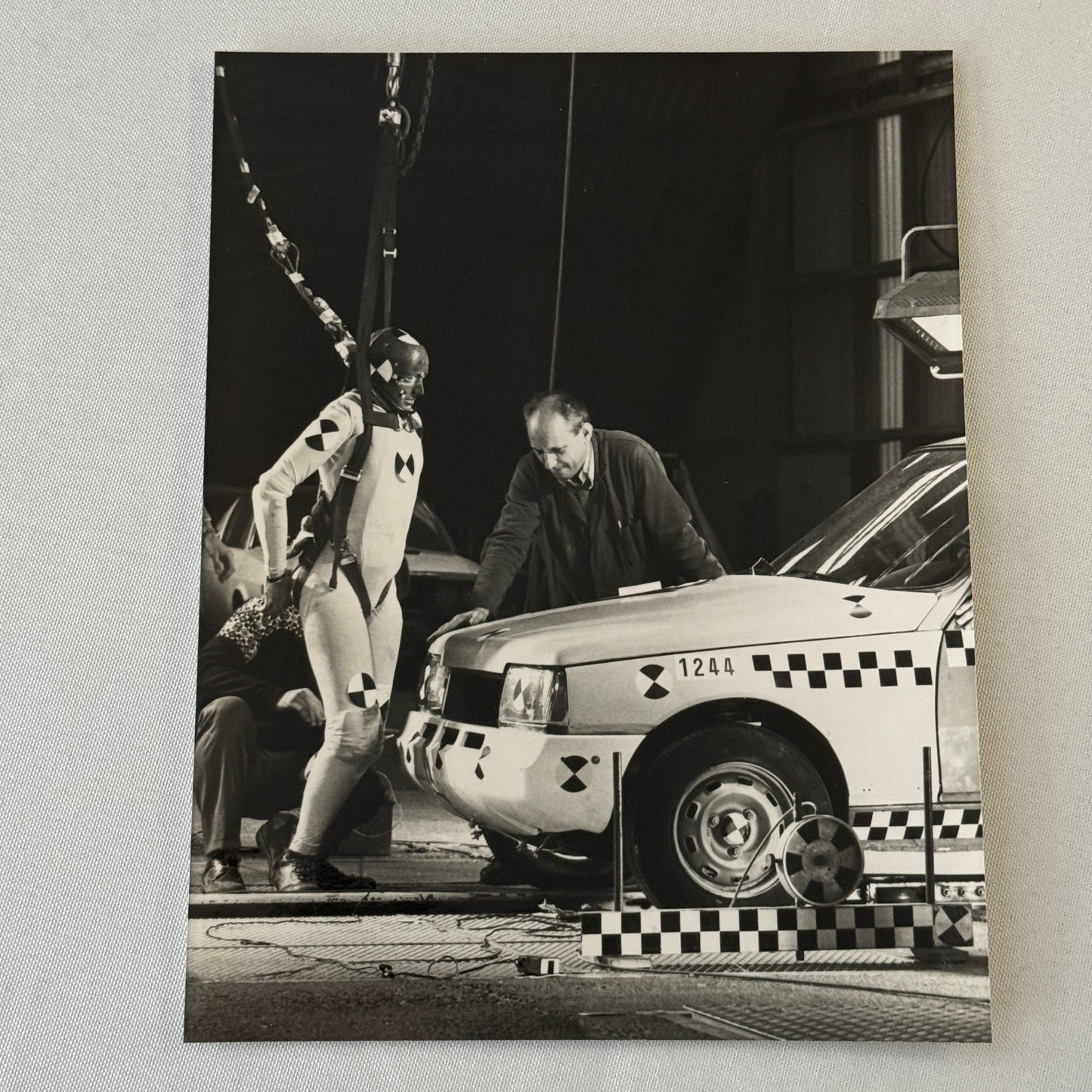 1980 Renault 5 Safety Testing Car Press Kit Brochure Photos Vintage GERMAN Text