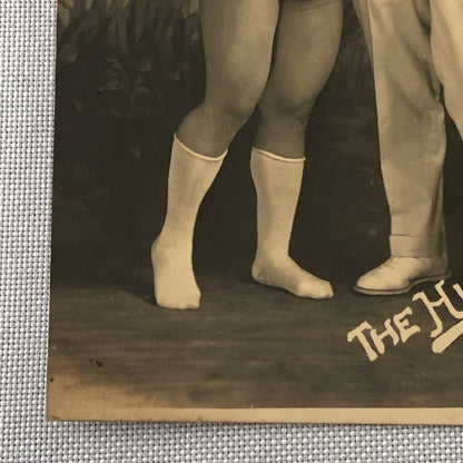 Circus Performer Photo Postcard Real Photo Postcard RPPC The Hugonys