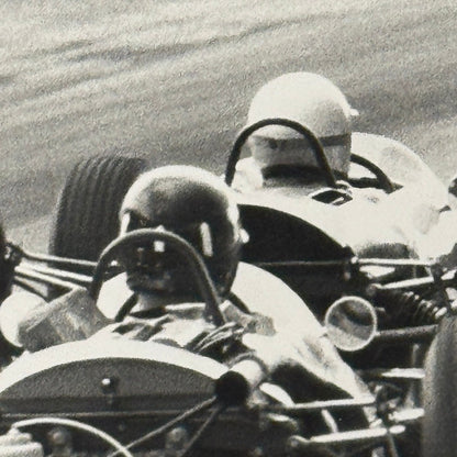 Vintage Racing Photo Graham Hill Jack Brabham Snetterton 1965 Motorsport