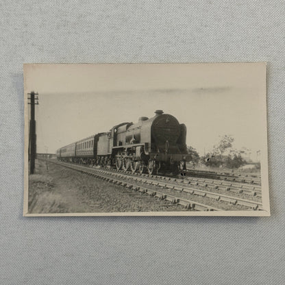 Vintage Train Locomotive Photo Photograph