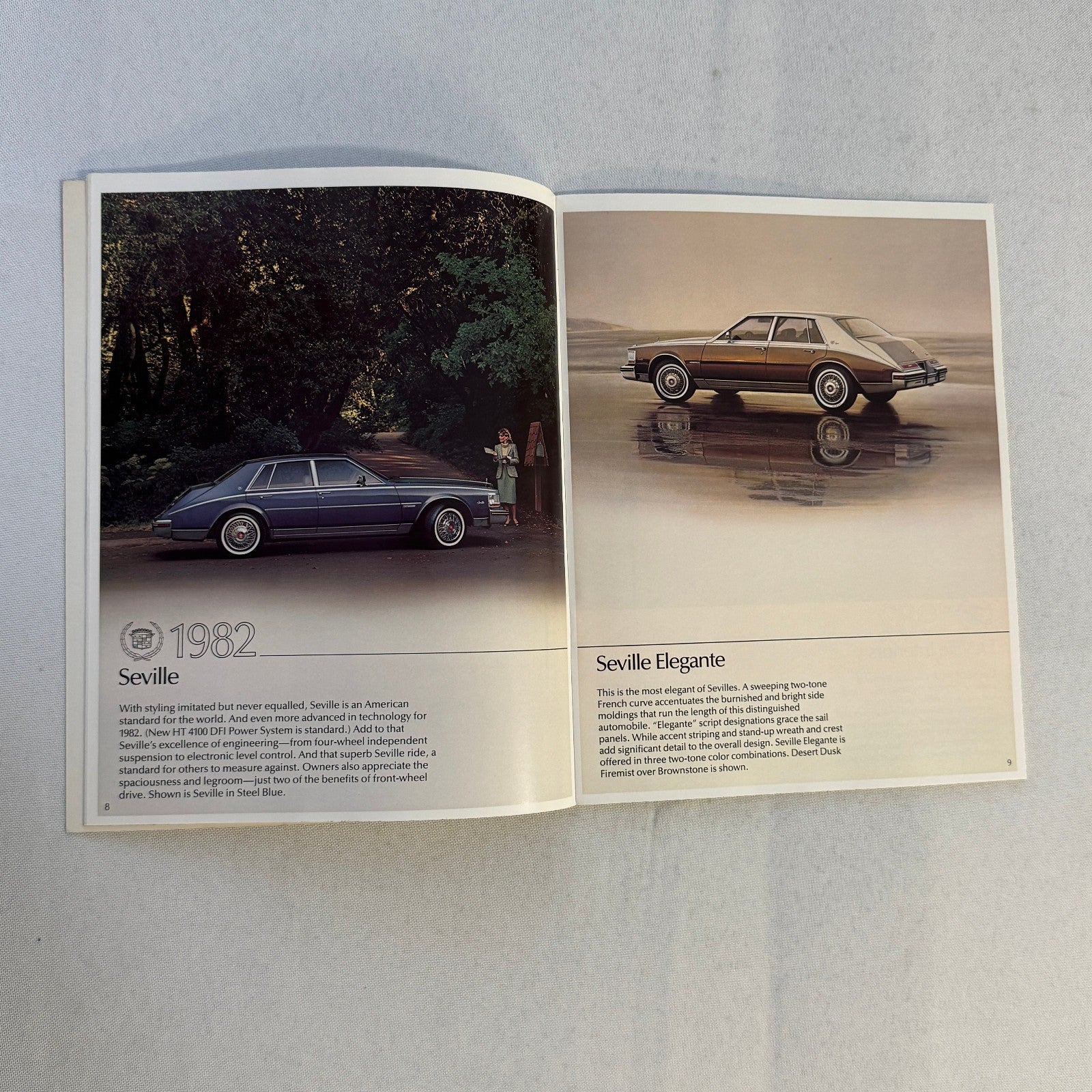1982 Cadillac Car Sales Brochure Catalog Fleetwood Brougham Eldorado DeVille