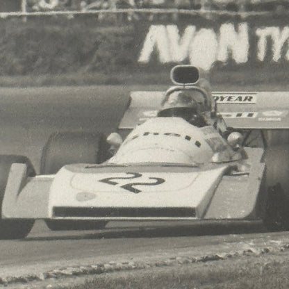 Vintage Racing Photo 1971 British Grand Prix Race Chris Amon
