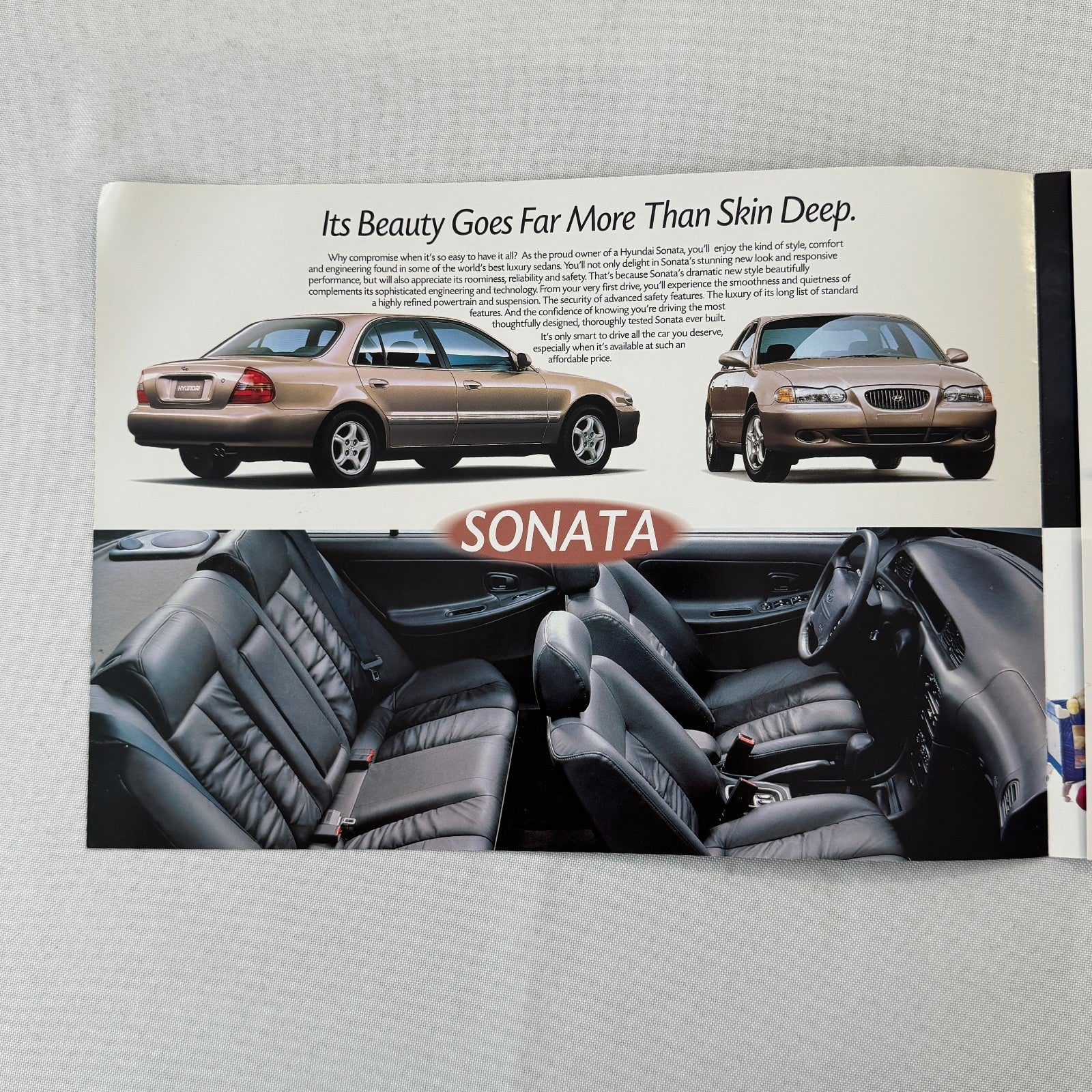 1997 Hyundai Car Sales Brochure Tiburon Accent Sonata Elantra