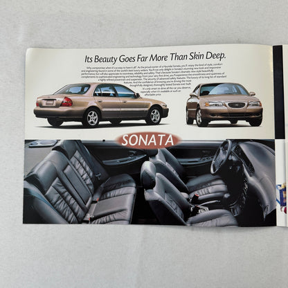1997 Hyundai Car Sales Brochure Tiburon Accent Sonata Elantra