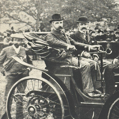 1895 Peugeot Car Automobile Photo Photograph Vintage Image Modern Print