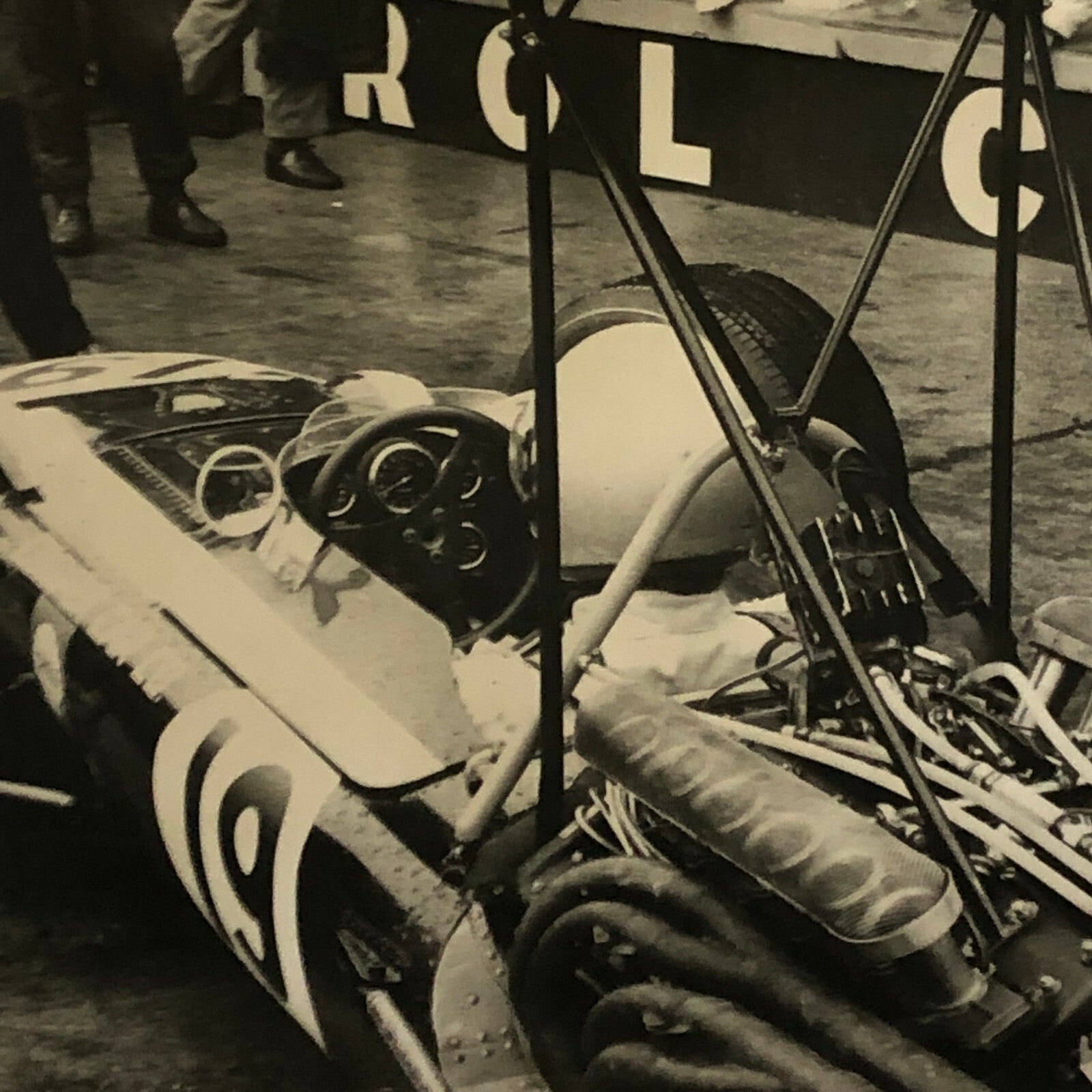 Vintage Racing Car Photo Photograph Print Motorsport Race