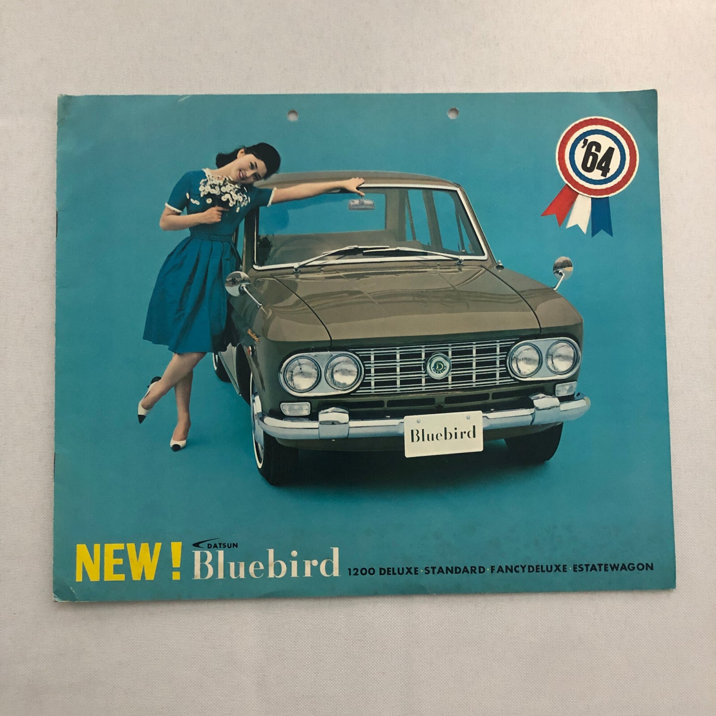 1964 Datsun Bluebird 1200 Sales Brochure Catalog Japanese JDM Vintage