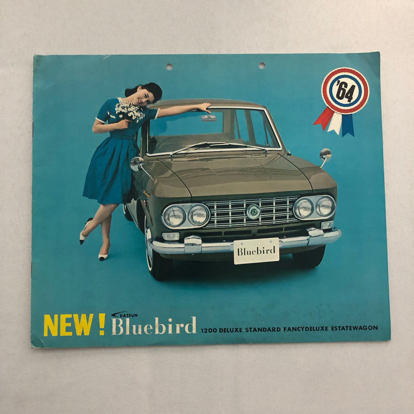 1964 Datsun Bluebird 1200 Sales Brochure Catalog Japanese JDM Vintage