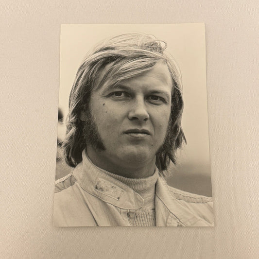 Vintage Racing Photo 1971 Hockenheim F2 Race Ronnie Peterson Driver Motorsport