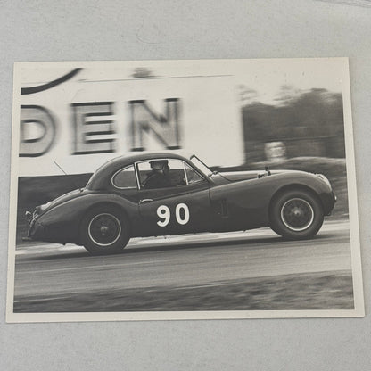 Vintage Racing Photo Jaguar XK120 XK 120 Car 1964 Motorsport Print Guy Griffiths