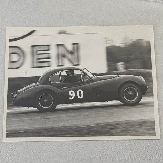 Vintage Racing Photo Jaguar XK120 XK 120 Car 1964 Motorsport Print Guy Griffiths