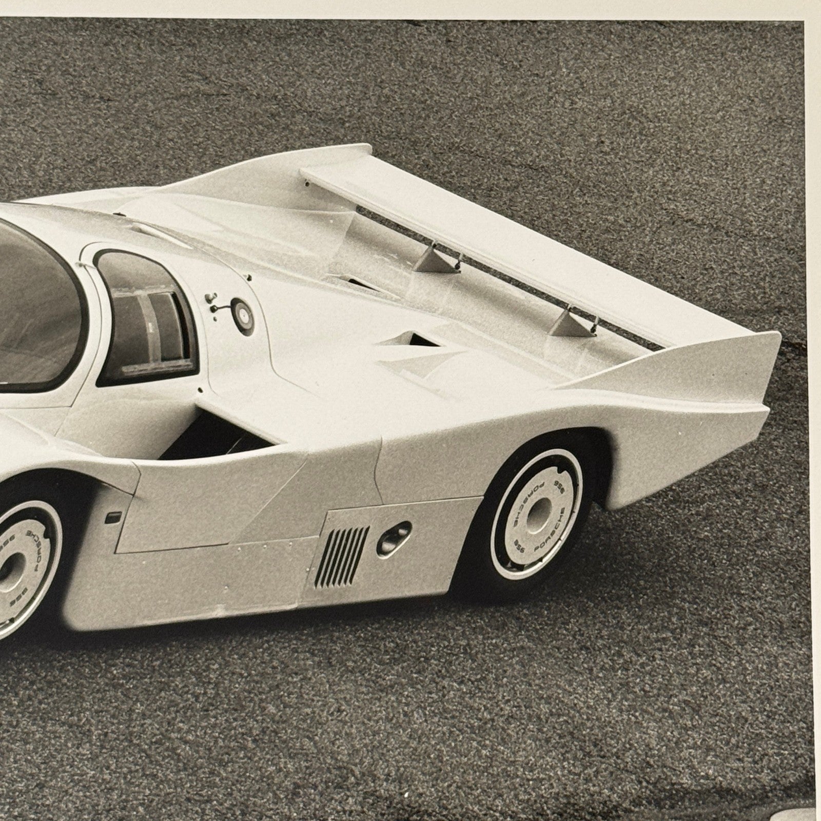 Vintage Porsche 956 Racing Car Photo Photograph Print Race Car