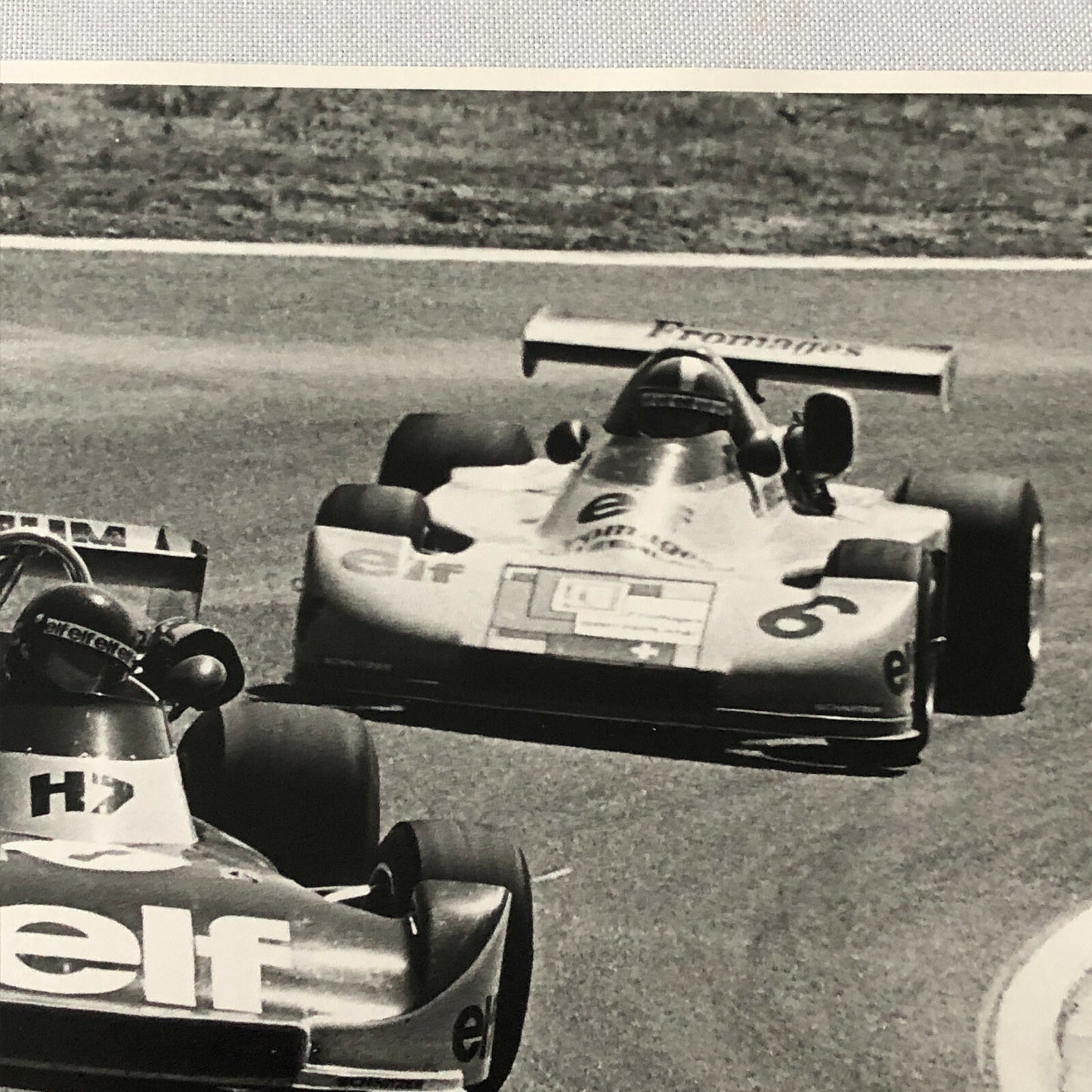 Vintage 1975 Formula 2 F2 Racing Photo Photograph Rouen Grand Prix Cars