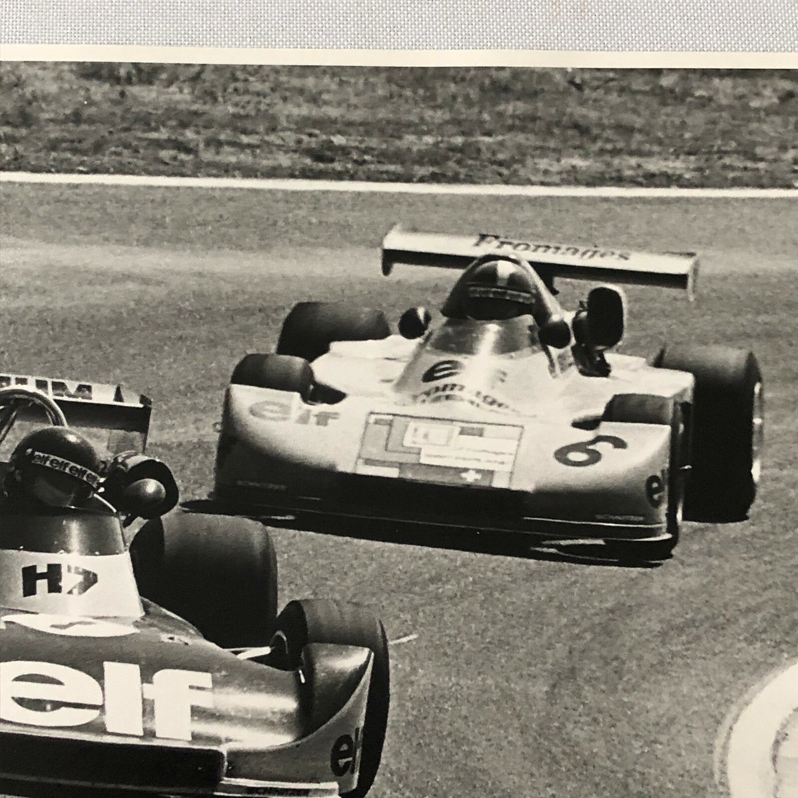 Vintage 1975 Formula 2 F2 Racing Photo Photograph Rouen Grand Prix Cars