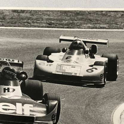 Vintage 1975 Formula 2 F2 Racing Photo Photograph Rouen Grand Prix Cars