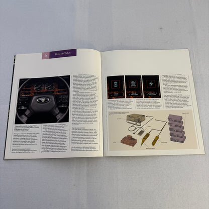 1987 Jaguar XJ6 and XJ6 Sovereign Car Sales Brochure Catalog Advertising Vintage