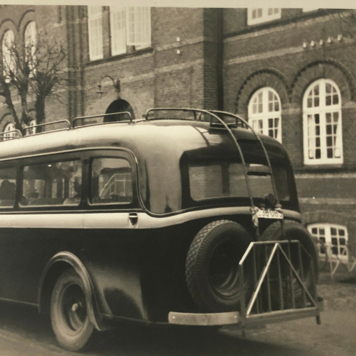 Antique Vintage Bus Photo Photograph Print