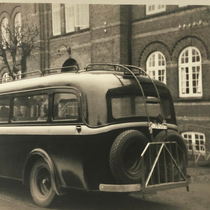 Antique Vintage Bus Photo Photograph Print