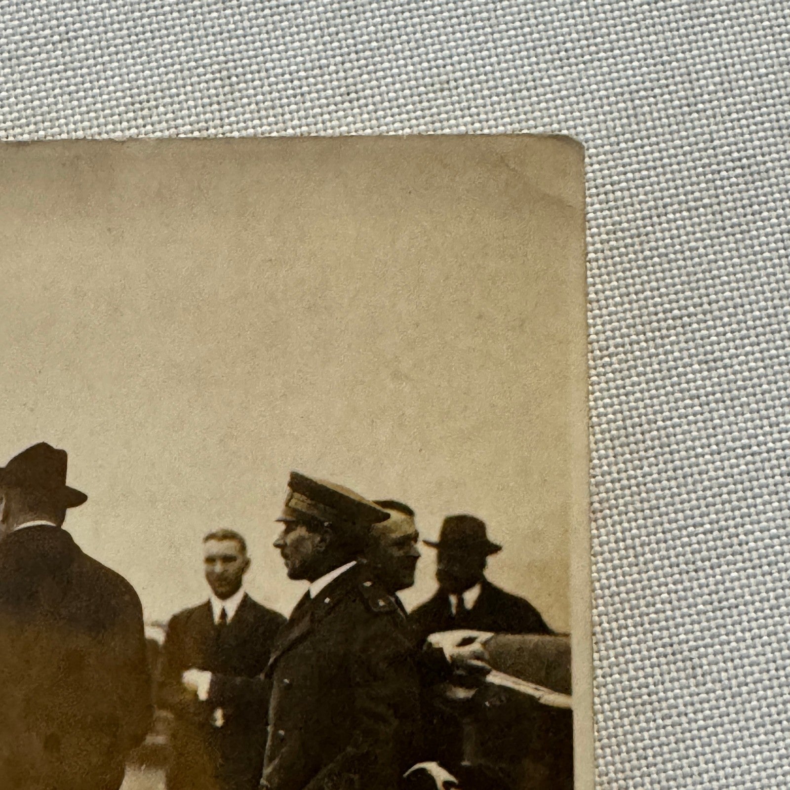 Prince Carol of Romania Visiting FIAT Factory 1924 Photo Photograph Print Italy