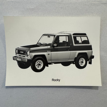 Daihatsu Rocky Photo Factory Press Photograph Print SUV Truck