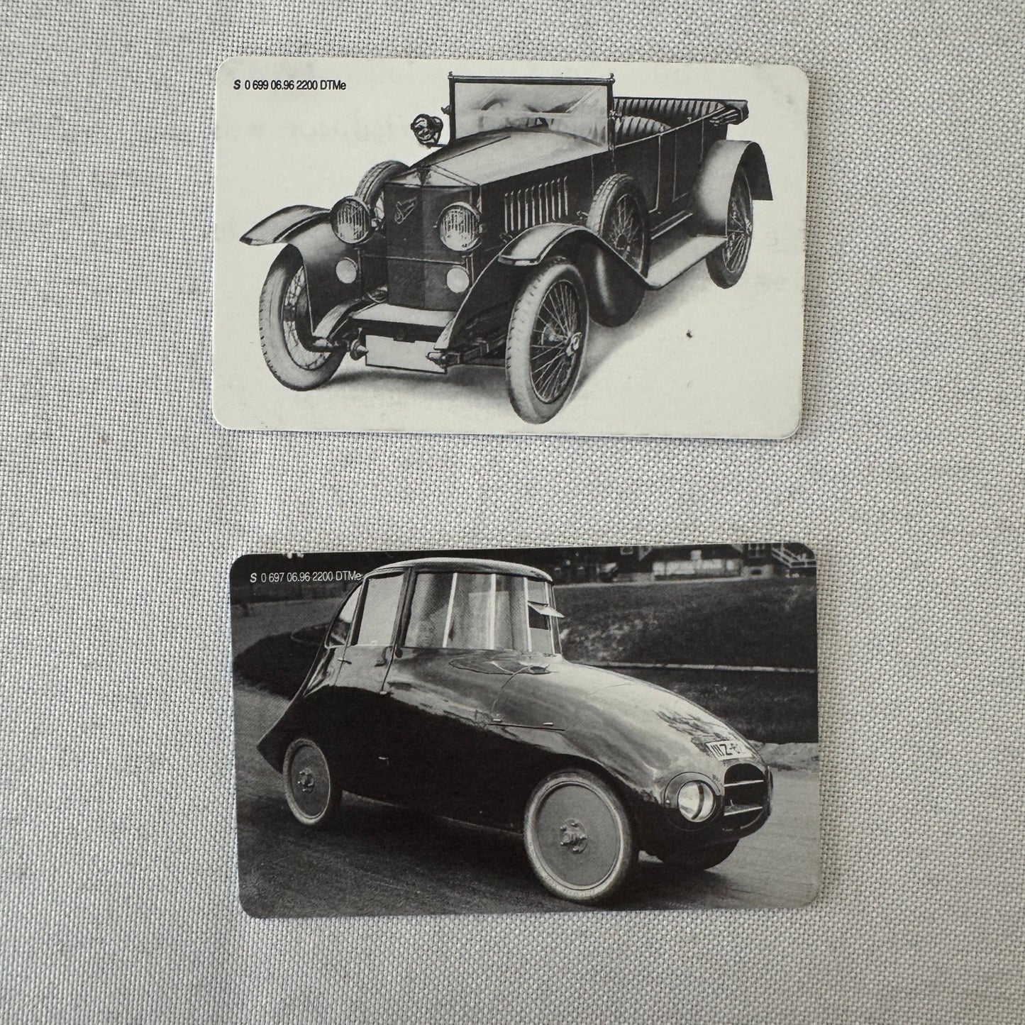 Vintage Car Automobile Colllectible Phone Card Lot 6x German BWZ