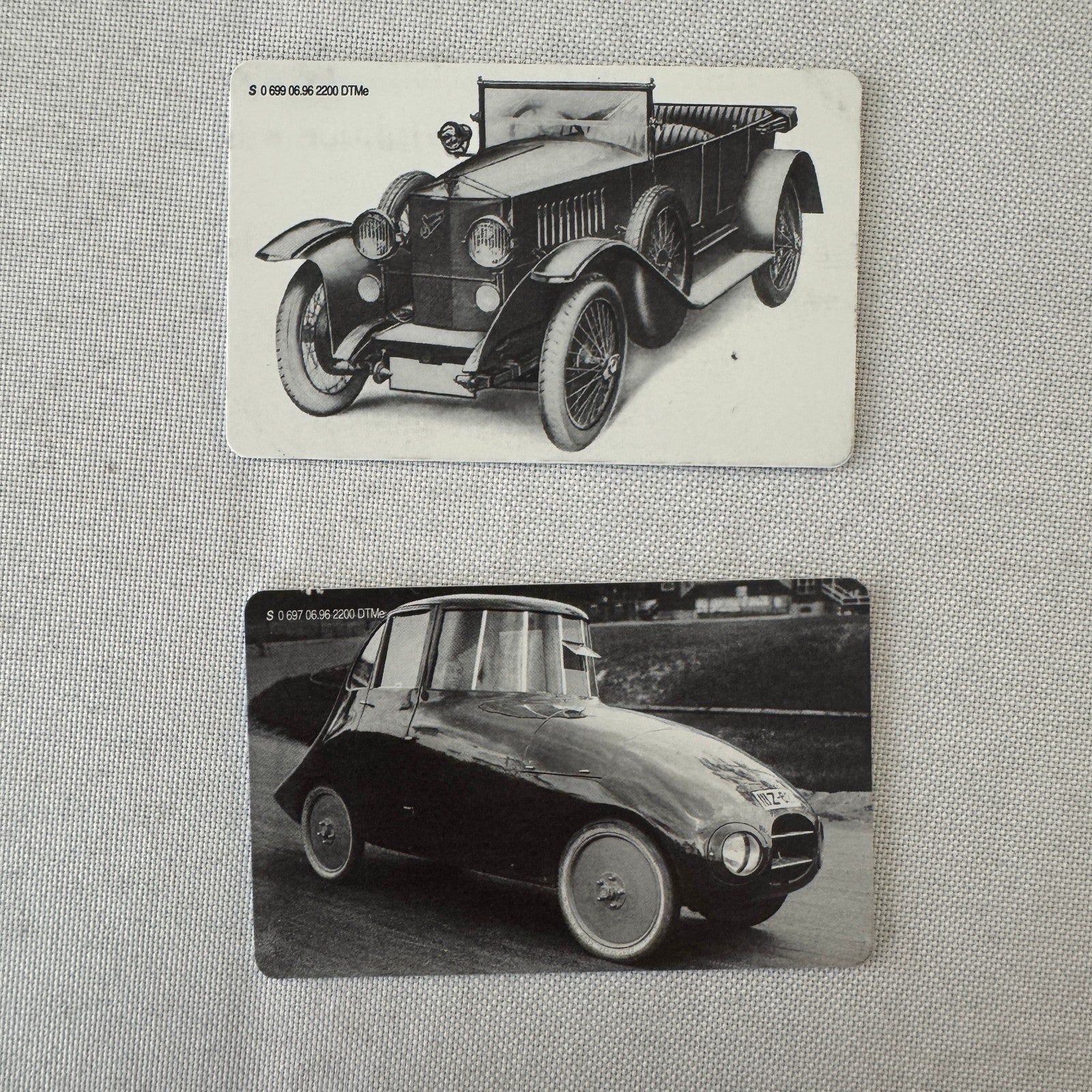 Vintage Car Automobile Colllectible Phone Card Lot 6x German BWZ