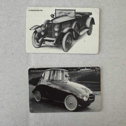 Vintage Car Automobile Colllectible Phone Card Lot 6x German BWZ