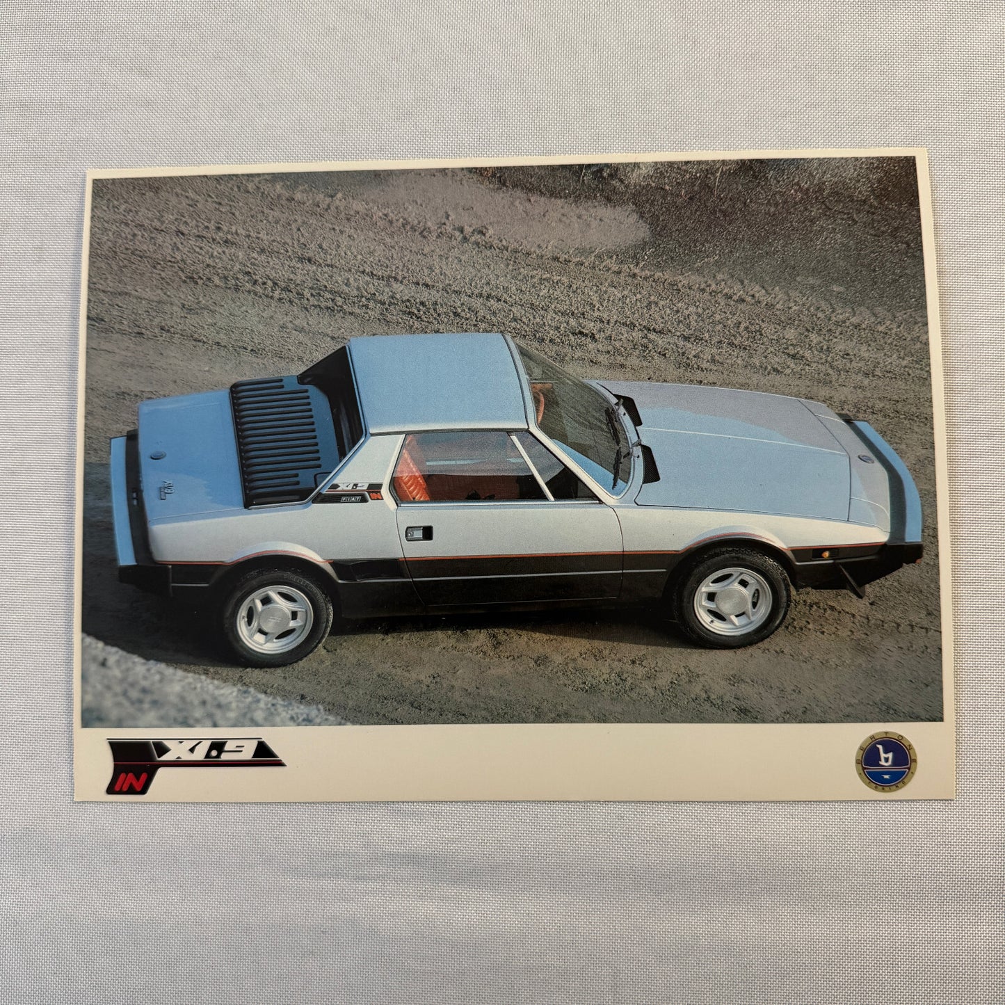 Bertone Fiat X1/9 Car Sales Sheet Brochure Advertising Fiat X19