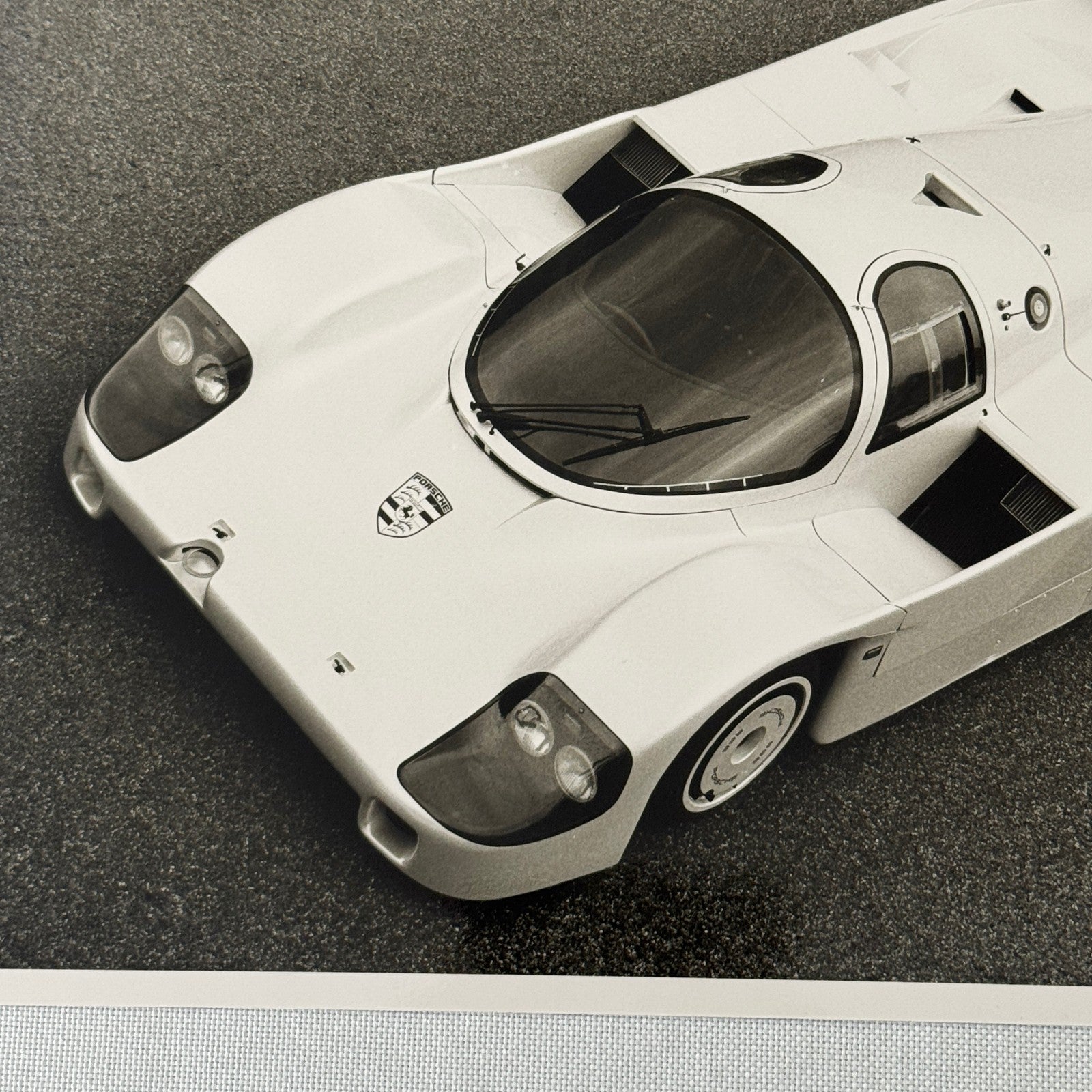 Vintage Porsche 956 Racing Car Photo Photograph Print Race Car