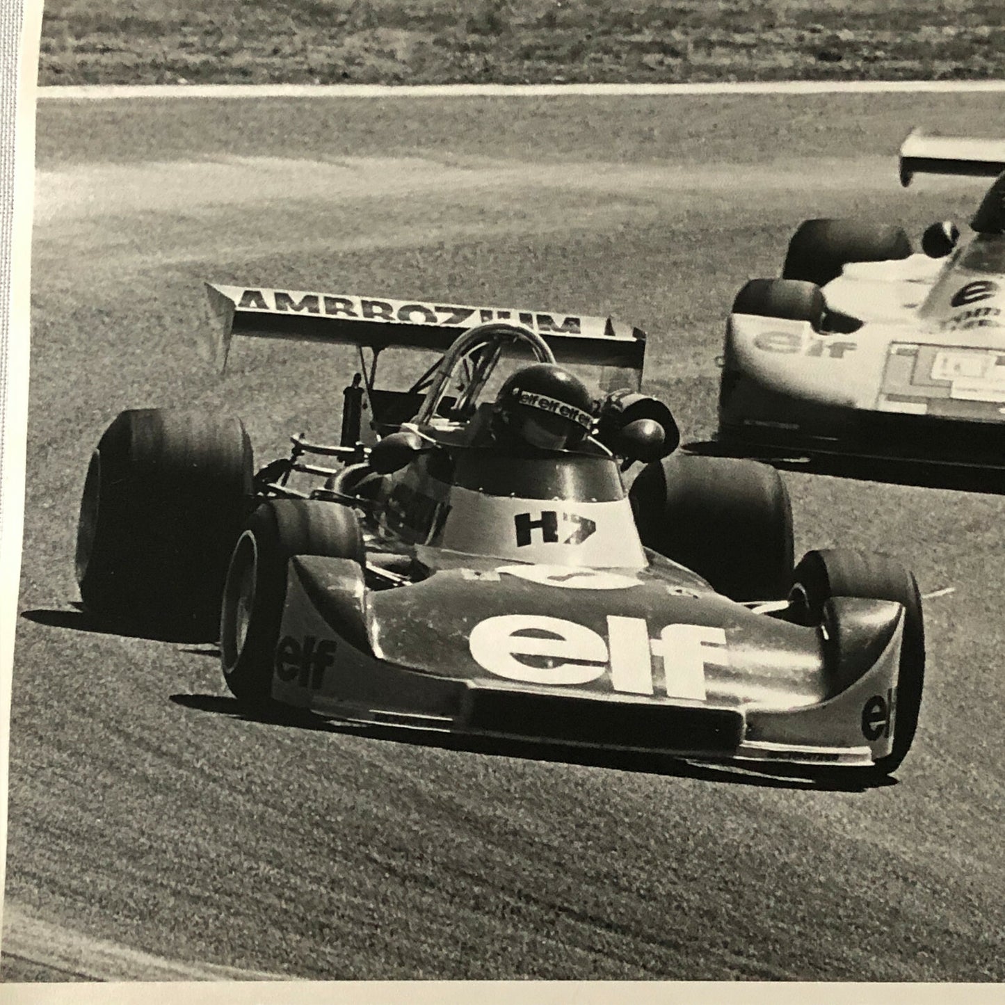 Vintage 1975 Formula 2 F2 Racing Photo Photograph Rouen Grand Prix Cars