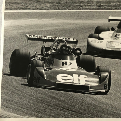 Vintage 1975 Formula 2 F2 Racing Photo Photograph Rouen Grand Prix Cars
