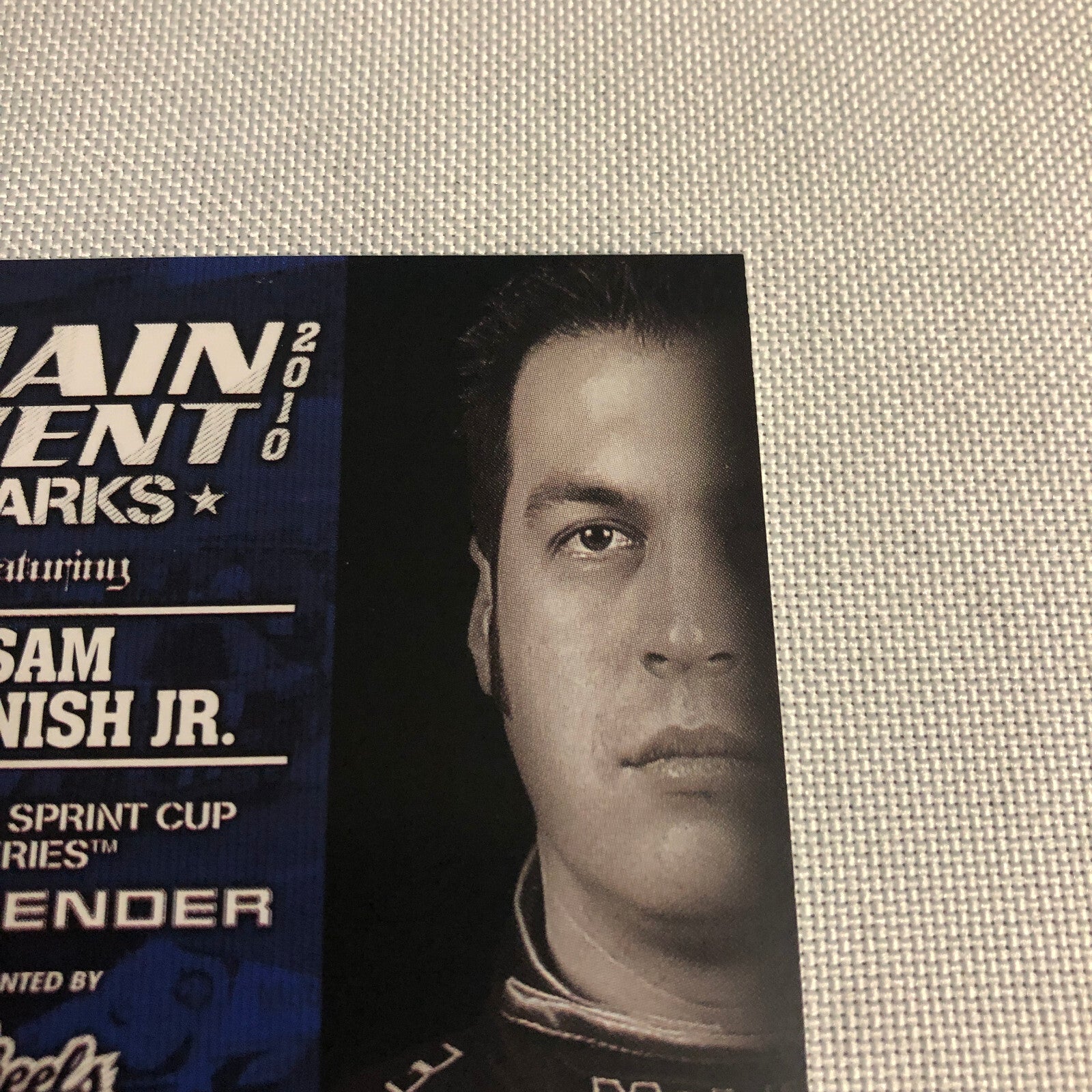 2010 Wheels Main Event Marks Sam Hornish Jr Auto Autograph Signed Card /50