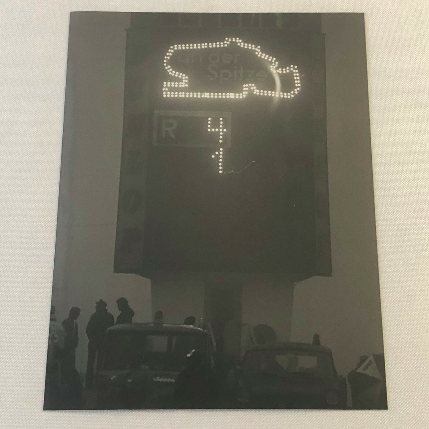 Vintage Racing Photo Photograph 1976 300KM Nurburgring Sign 