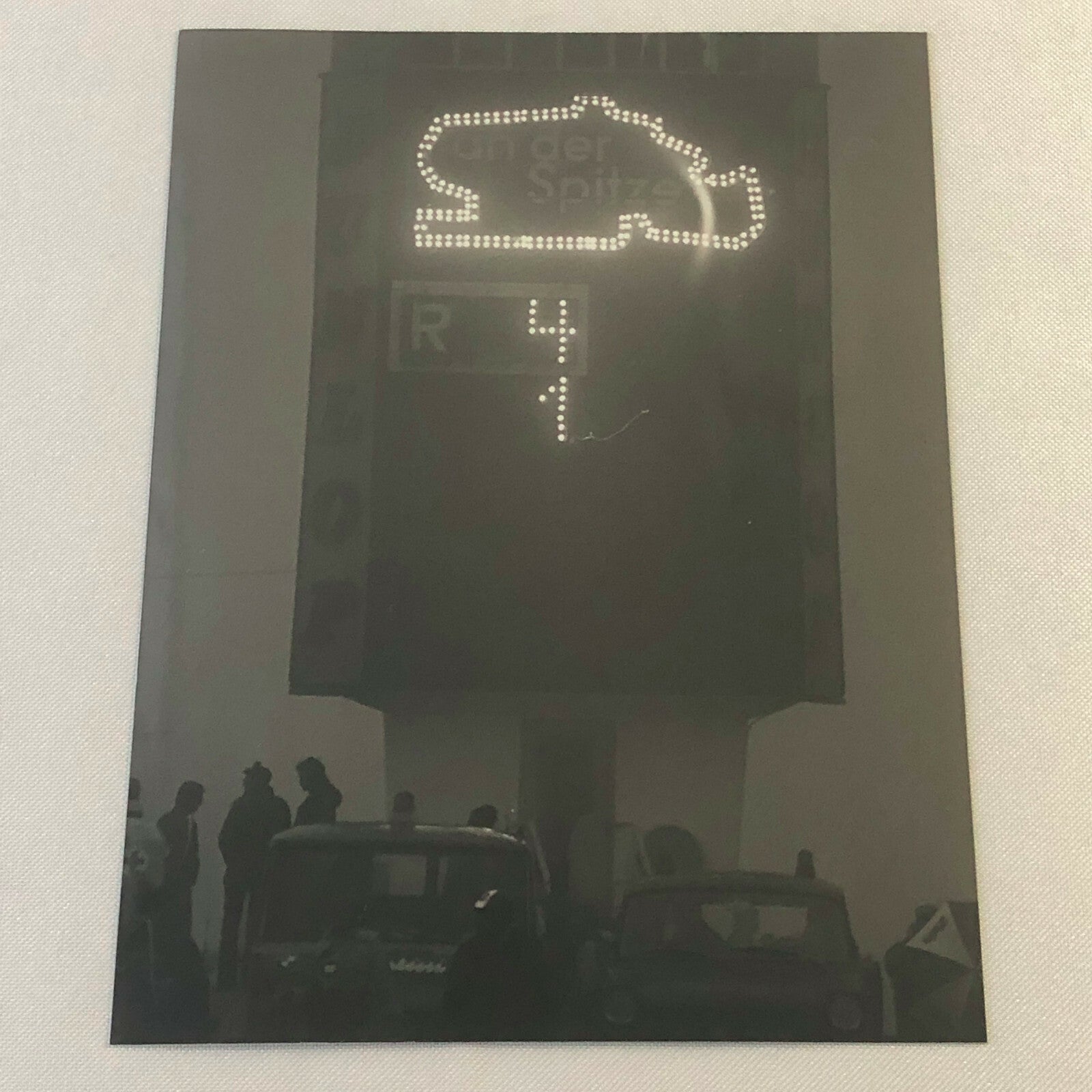 Vintage Racing Photo Photograph 1976 300KM Nurburgring Sign 