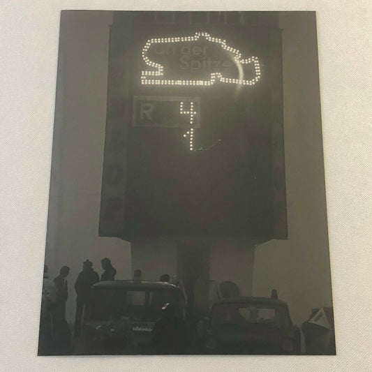Vintage Racing Photo Photograph 1976 300KM Nurburgring Sign 