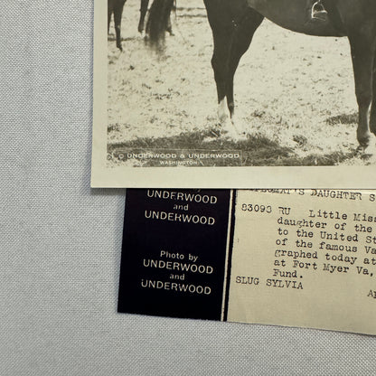 Vintage Press Photo Photograph Daughter Hungarian Minister to the USA on Horse