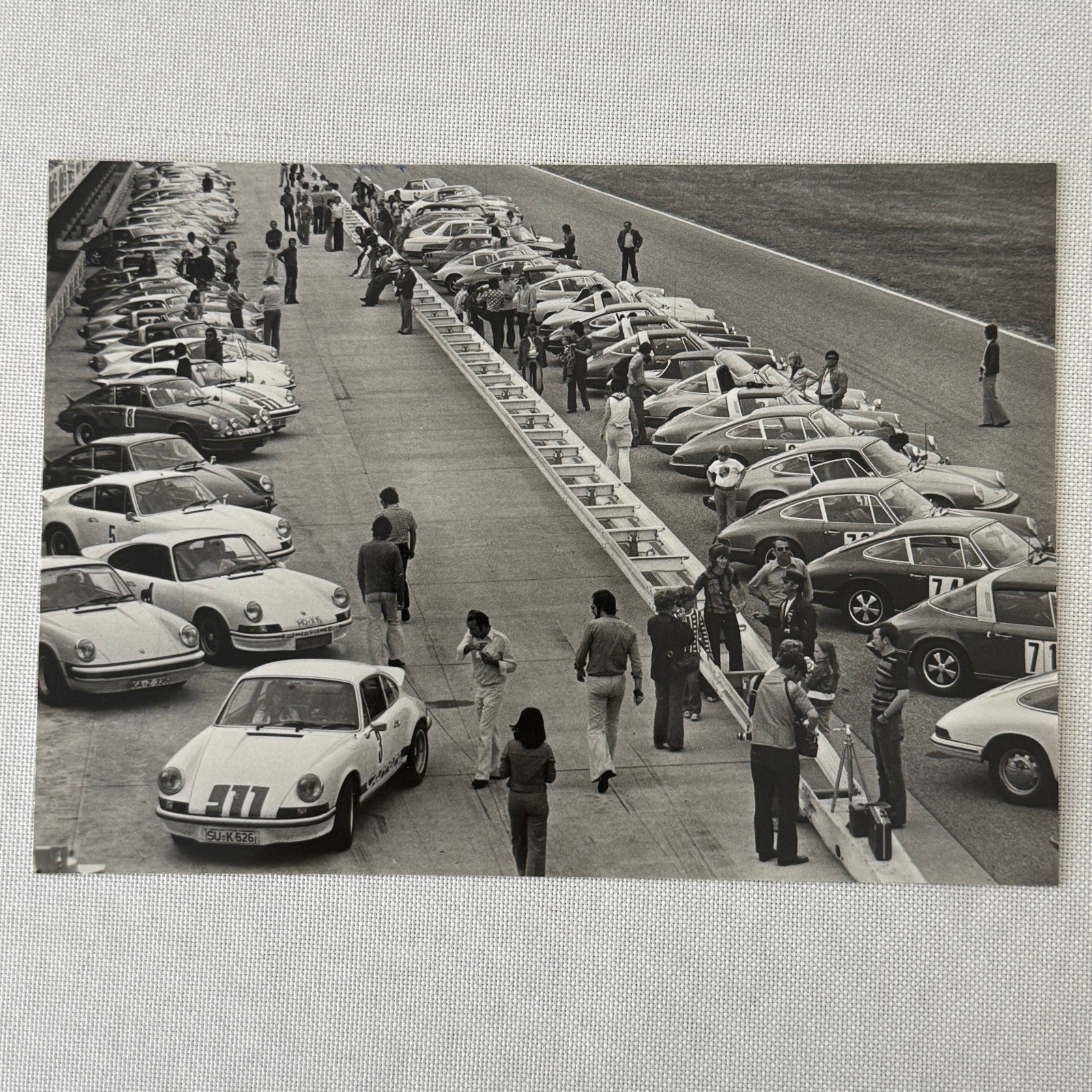Vintage Porsche Racing Car Photo Photograph Porsche 911 Club Event 1974