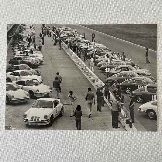 Vintage Porsche Racing Car Photo Photograph Porsche 911 Club Event 1974