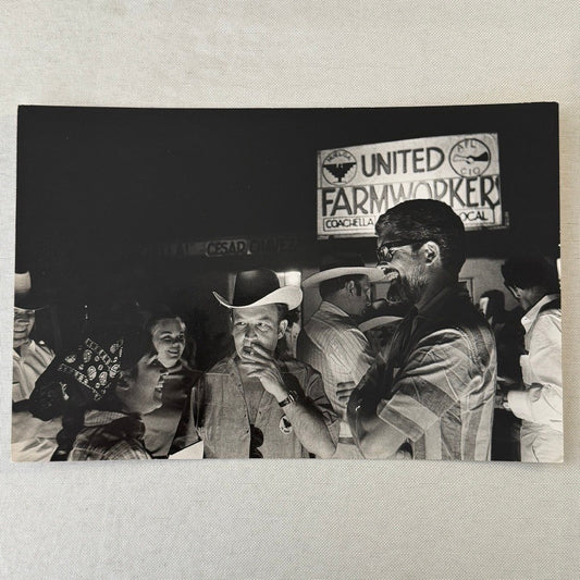 United Farmworkers Union Strike Labour Labor Canada Press Photo Photograph
