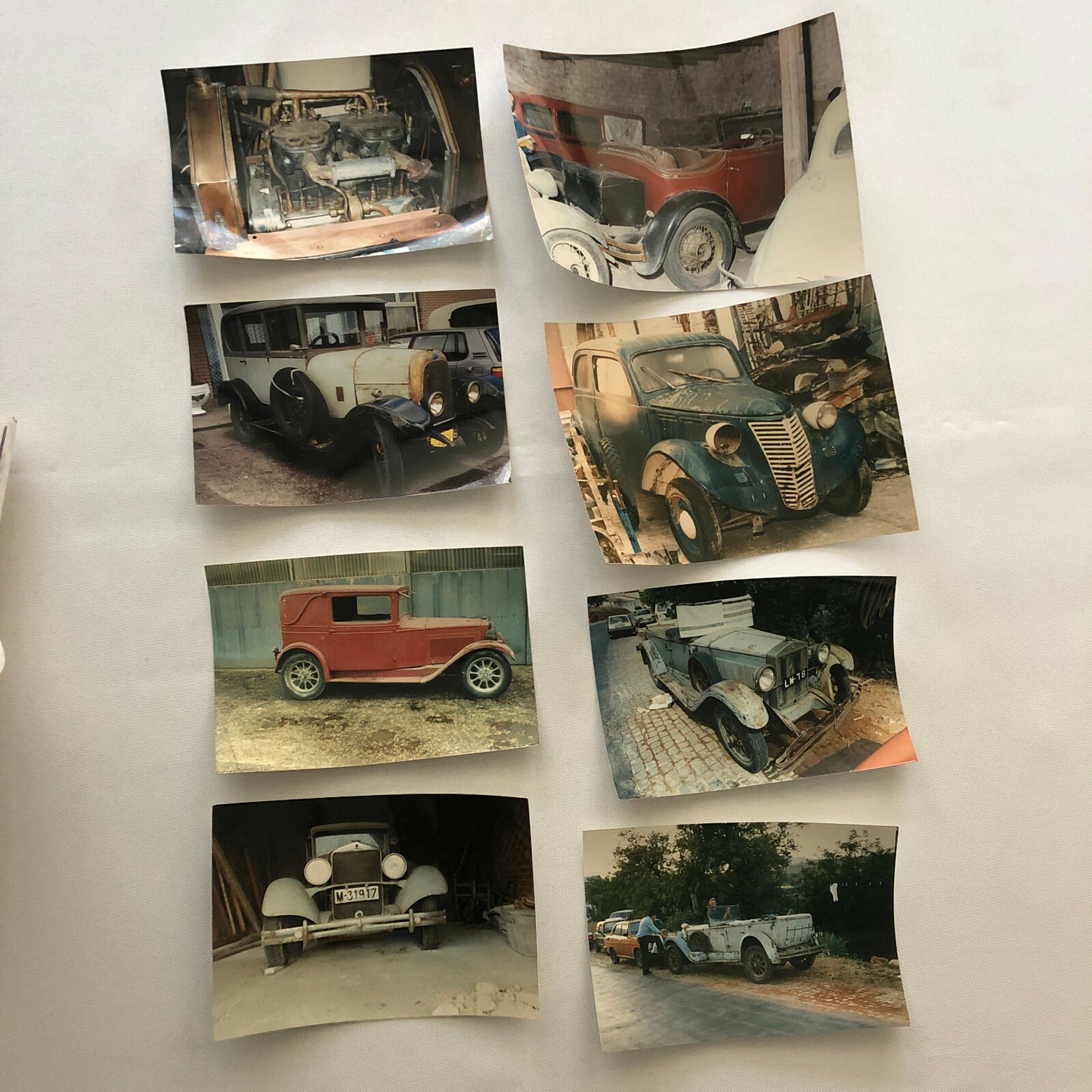 Vintage Fiat Barn Find Junk Yard Parts Photo Photograph Print Lot of 50 