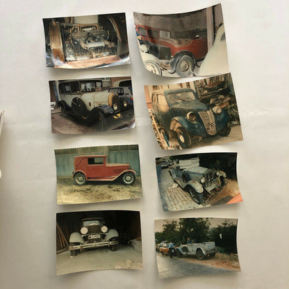 Vintage Fiat Barn Find Junk Yard Parts Photo Photograph Print Lot of 50 